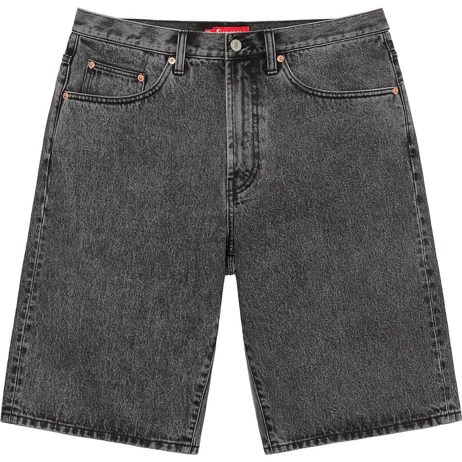 Supreme Baggy Denim Shorts Grey | IL356YU