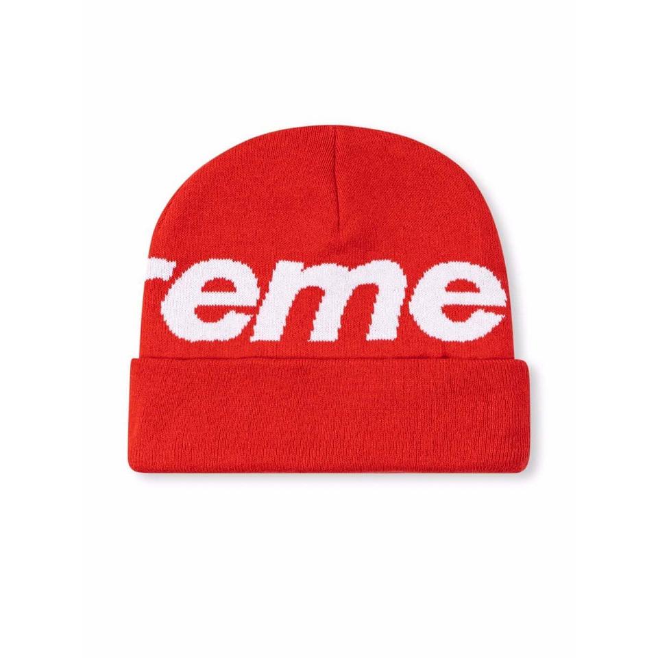 Supreme Big Logo Beanie Hats Red | IL113VD