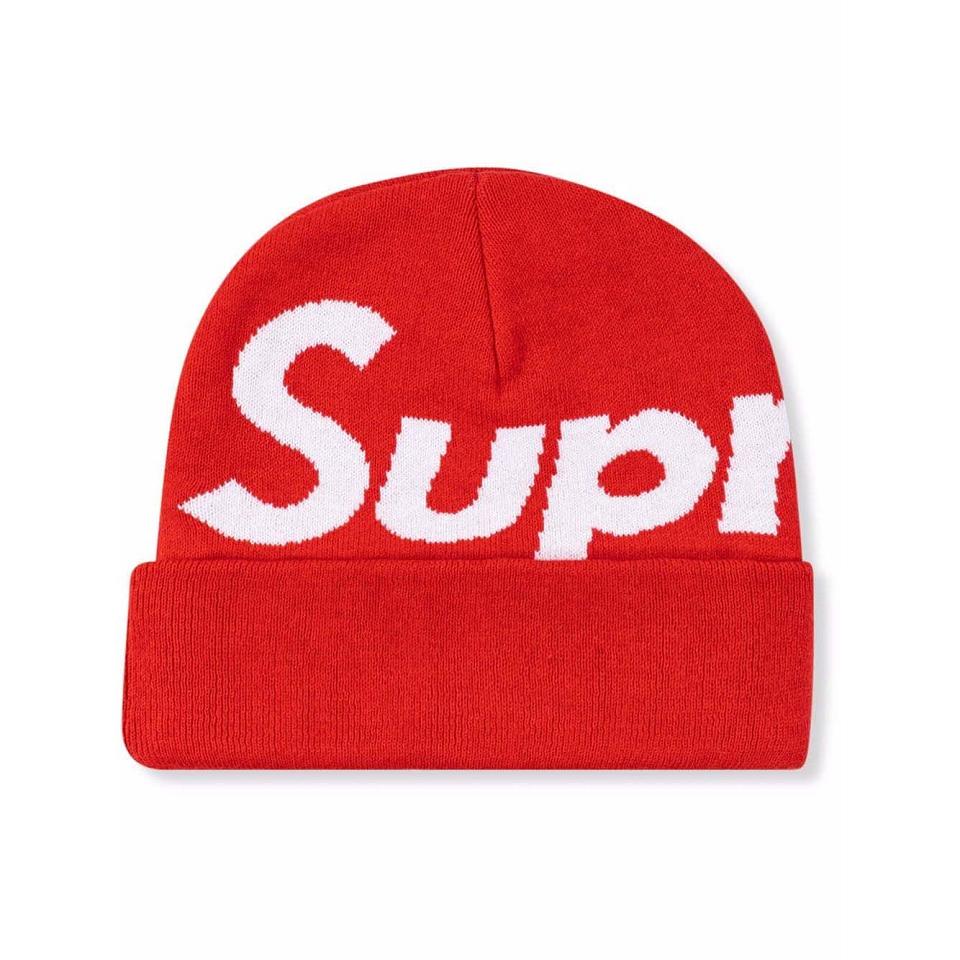 Supreme Big Logo Beanie Hats Red | IL113VD