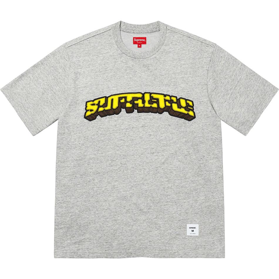 Supreme Block Arc S/S Top Sweaters Grey | IL326WY