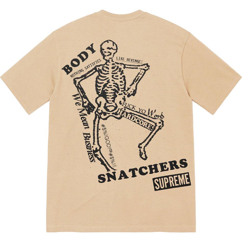 Supreme Body Snatchers Tee T Shirts Brown | IL242CE