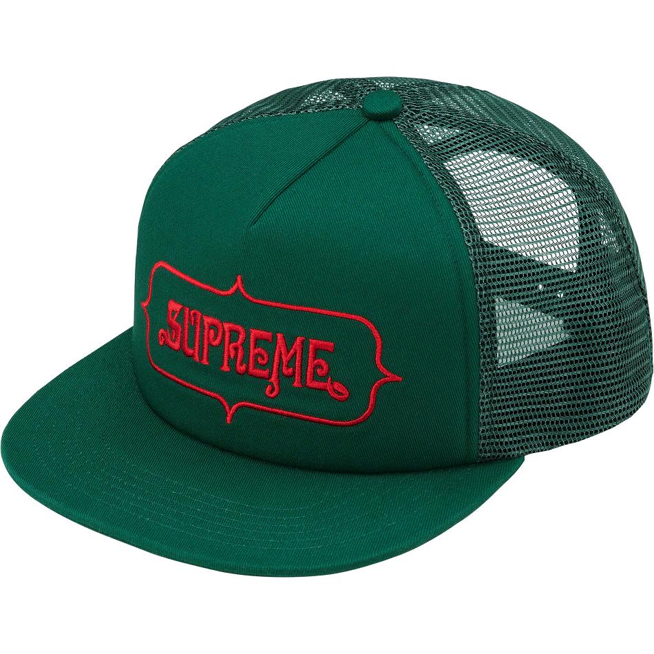 Supreme Highest Mesh Back 5-Panel Hats Green | IL129DN