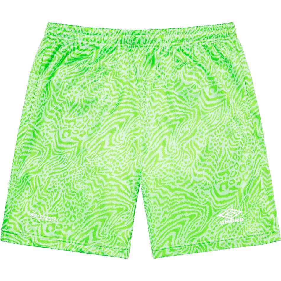 Supreme Jacquard Animal Print Soccer Shorts Green | IL362SO