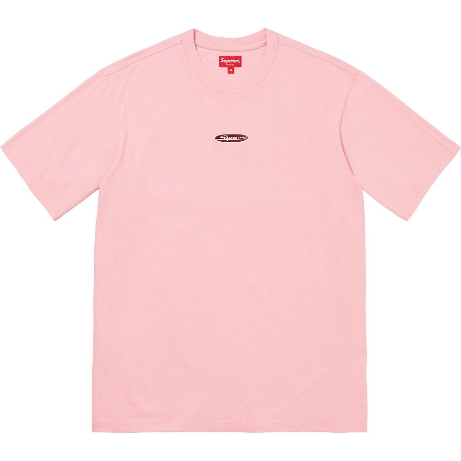 Supreme Oval Logo S/S Top Sweaters Pink | IL335AP