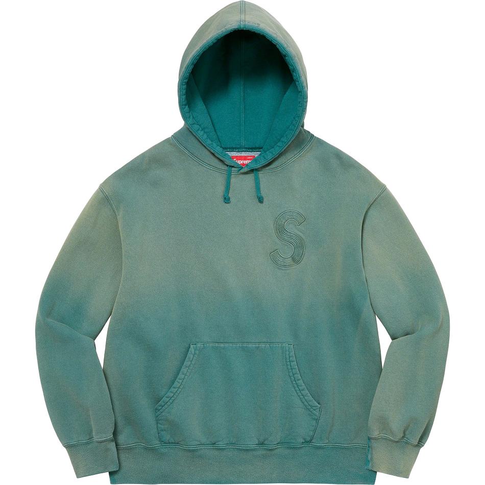 Supreme Overdyed S Logo Hooded Sweatshirts Navy | IL280IS