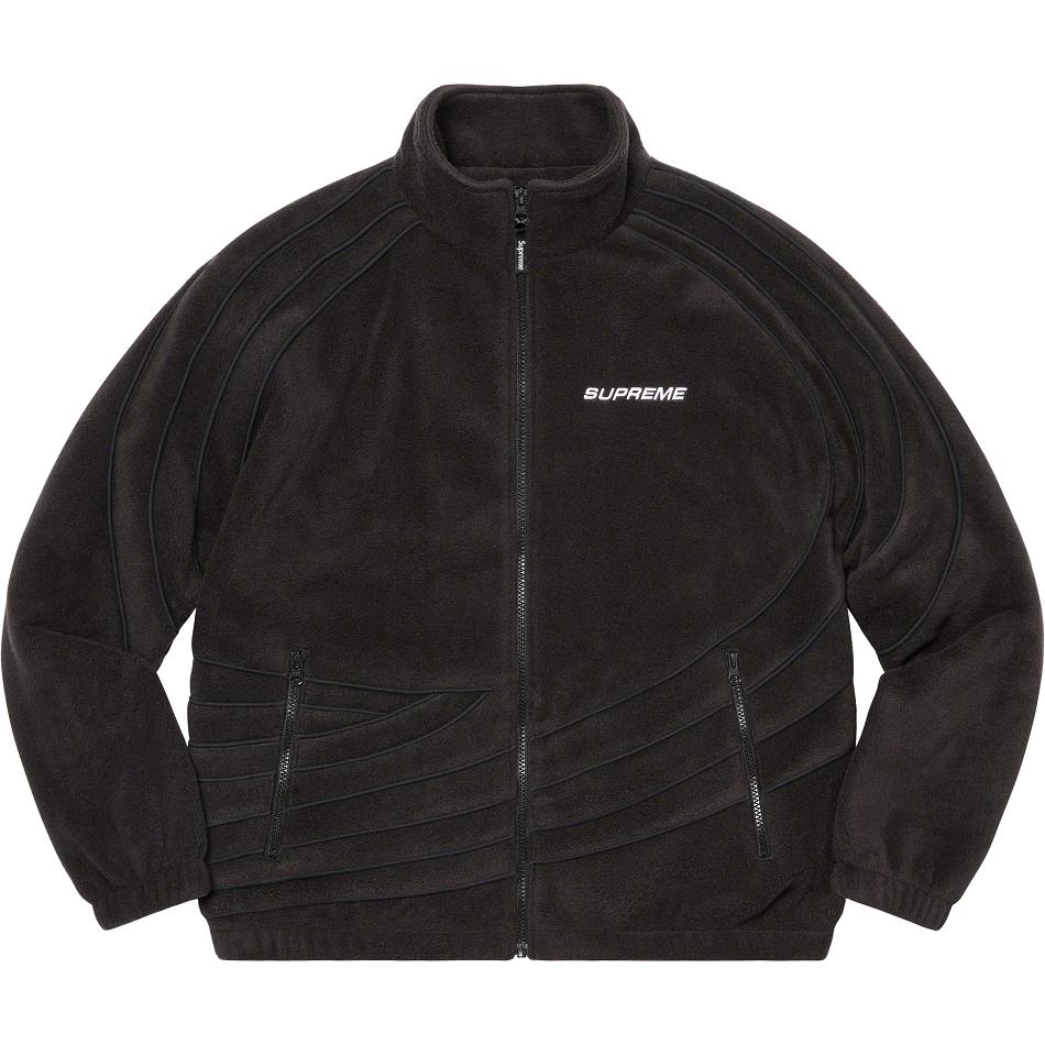 Supreme Racing Fleece Jackets Black | IL444HK