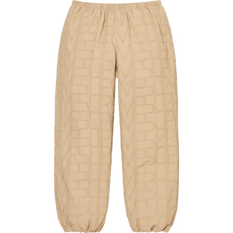 Supreme Repeat Stitch Track Pant Pants Brown | IL398CE