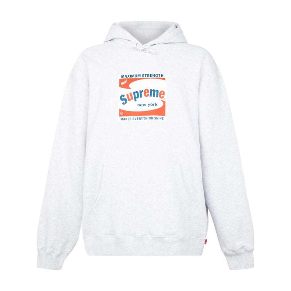 Supreme Shine Logo Print Hoodie White | IL468FM