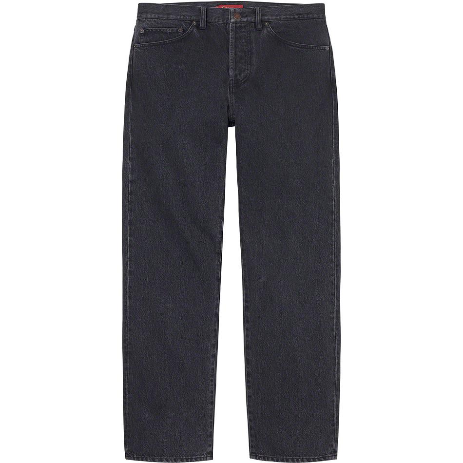 Supreme Stone Washed Black Slim Jean Pants Black | IL434YU