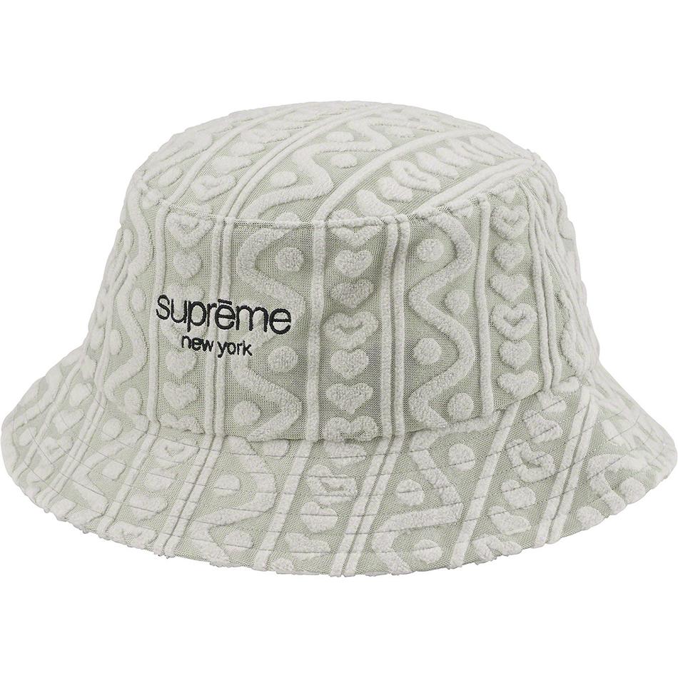 Supreme Terry Pattern Crusher Hats Grey | IL140BC