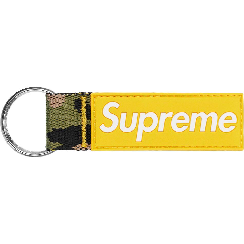 Supreme Webbing Keychain Accessories Yellow | IL181DN