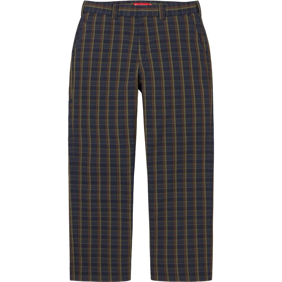 Supreme Work Pant Pants Navy / Black | IL417GL