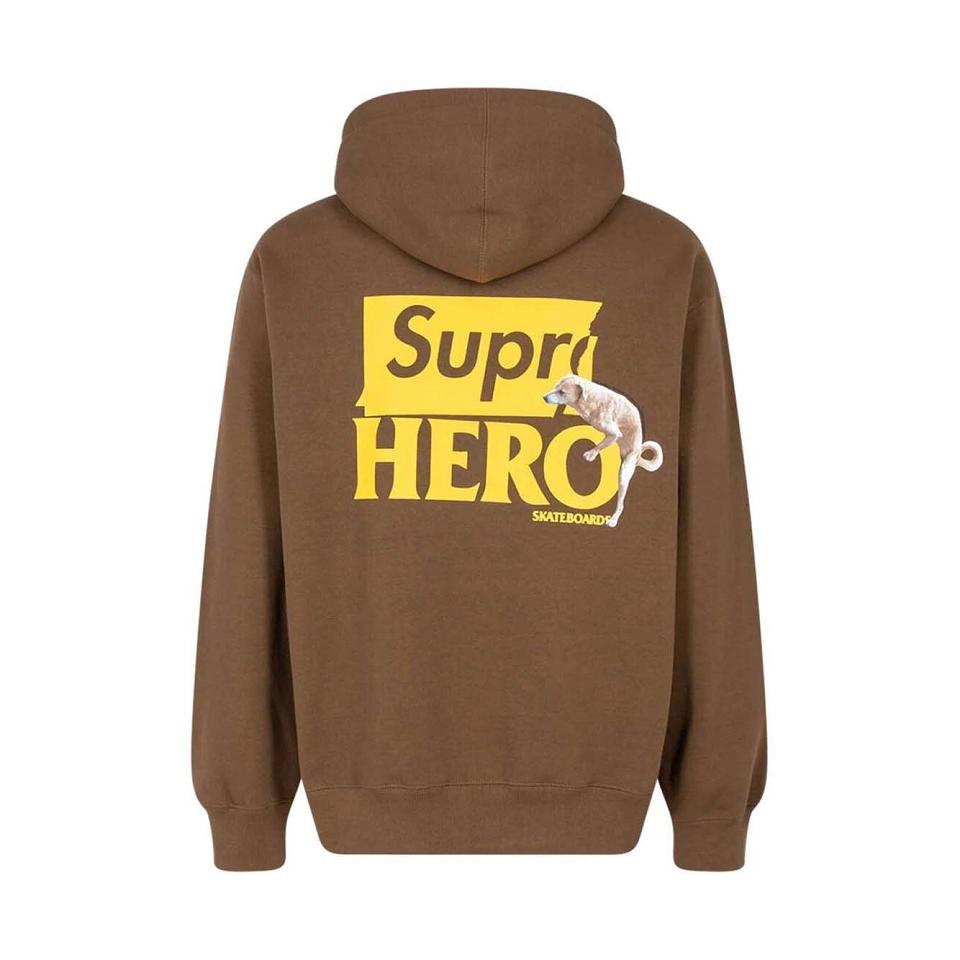 Supreme X Antihero Hoodie Brown | IL460YU