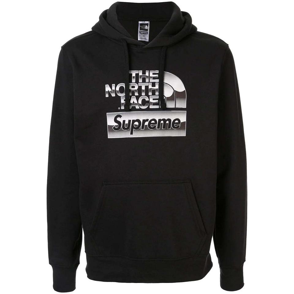 Supreme X The North Face lic Logo Hooded Sweatshirts Metal | IL254IS