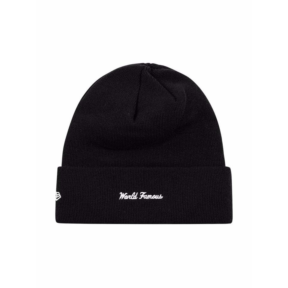 Supreme x New Era Box Logo Beanie Hats Black | IL106HK