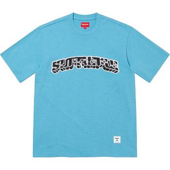 Supreme Block Arc S/S Top Sweaters Blue | IL331UT