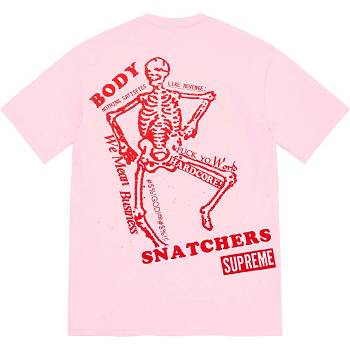 Supreme Body Snatchers Tee T Shirts Pink | IL246MA