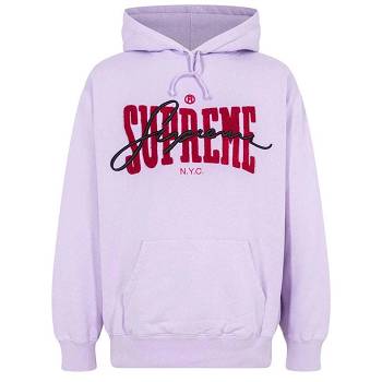 Supreme Chenille Hoodie White | IL486YU