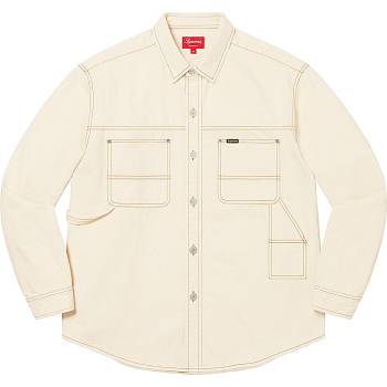 Supreme Denim Painter Shirts Beige | IL389DN