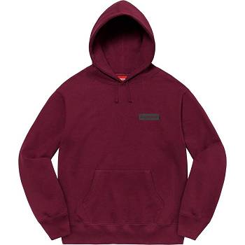 Supreme Fiend Hooded Sweatshirts Burgundy | IL290KI