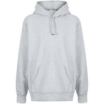 Supreme Gray Micro Logo Hoodie Grey | IL481QZ