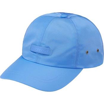 Supreme Leather Patch 6-Panel Hats Blue | IL120RW