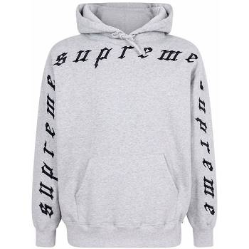 Supreme Logo Hoodie Grey | IL474ZG