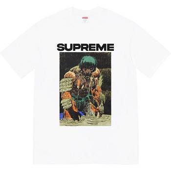 Supreme Ronin Tee T Shirts White | IL237JJ