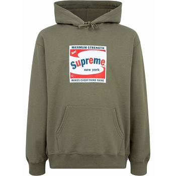 Supreme Shine New York Hoodie Green | IL467DN