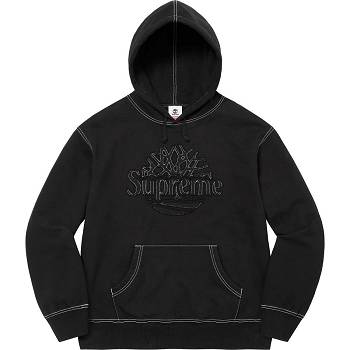 Supreme Timberland® Hooded Sweatshirts Black | IL301EX