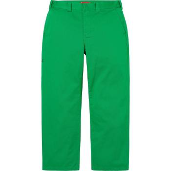 Supreme Work Pant Pants Green | IL418HK