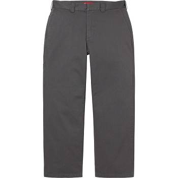 Supreme Work Pant Pants Grey | IL419JJ